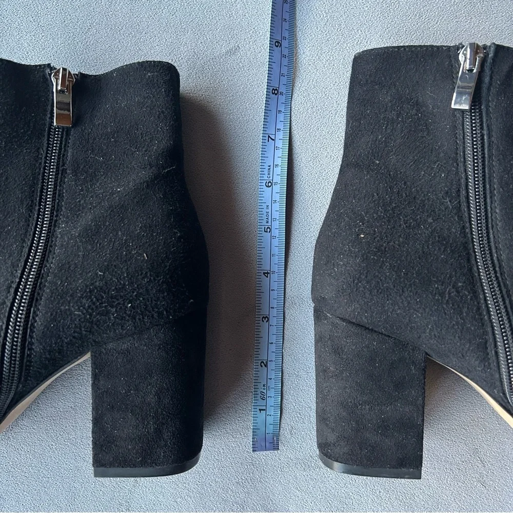 Halogen ~ Booties with Heel and Inside Zipper ~ Black ~ Women’s Size 8 - Picture 5 of 11